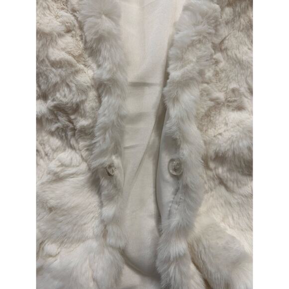 H&M Girls’ Faux Fur Jacket, Size 8-10 - Picture 7 of 7